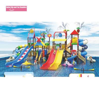 China LLDPE Kids Zone Water Playground Equipment Plastic Water Slide for sale