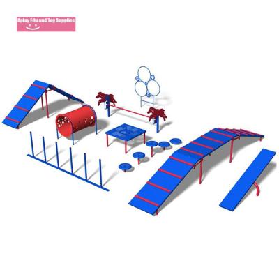 China Sustainable Outdoor Running Turnstile PE Plastic Training Fitness Dogs Playground for sale