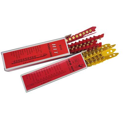 China Nail Gun Shooting RED HIT Tape Red Yellow Power Load for sale