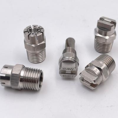 China Hygiene Truck High Quality Wholesale Nozzles Spray Nozzles Stainless Steel Cleaning High Pressure Flat Fan Nozzles for sale