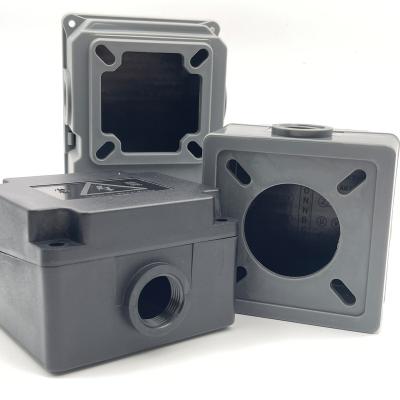 China Waterproof PP/PA ABS Black Enclosure Box Electronic Instrument Plastic Enclosures for sale