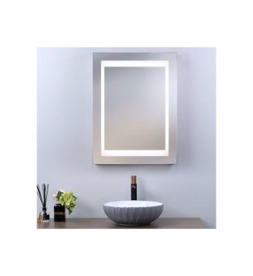 China Illuminated Exquisite Touch Switch Bathroom Mirror Cabinet With Led Lights for sale