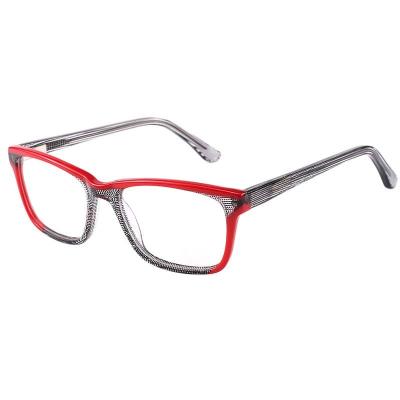 China Fashionable Multi Colored Handmade Stain Crystal Acetate Frames Optical Glasses For Men Women for sale