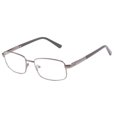 China 2019 Glasses Classic Fashion Man Metal Optical Frames Eyewear Customers Glasses With Wipers for sale