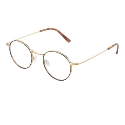 China Classic Italy Acetate Eye Wire Glasses Round Titanium Glasses Running Glasses for sale