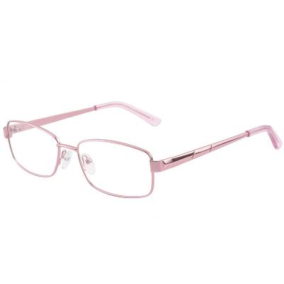 China Cheap Eyeglasses Rim Optical Glasses Thin Design Glasses Women Optical Frames Half Frames for sale