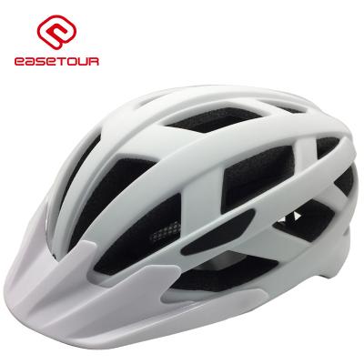 China Protect Ventilation Custom Mountain Helmet Head EASETOUR Bicycle OEM/ODM Riding Helmets With LED Safety Light for sale