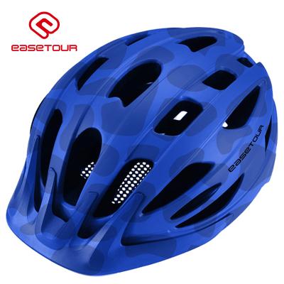 China Compounds EASETOUR CE - Certified Outdoor Comfortable Custom Breathable LED Bicycle Helmet With Sun Visor for sale