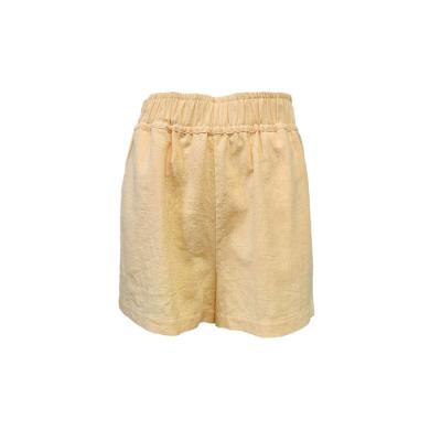 China Light Color Custom Women Cotton Breathable Hot Selling Causal Canvas Shorts Shorts Washable Cargo Shorts For Woman for sale