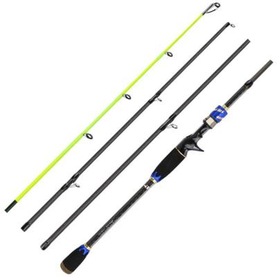 China WeiHe sports 4 section rod sub-pole china deep sea fiberglass pole-insert fishing rod WH-R023 for sale