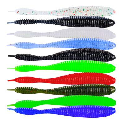 China Wholesale WeiHe 10 Lure 105mm/3.5g Colors Soft Silicone Lure Fishing Tackle DW6079 DW6079 for sale