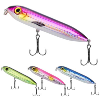 China WeiHe 14g 9.5cm ABS Body Saltwater Freshwater Fishing Lure Minnow Wobblers Hard Bait Stick Bait for sale