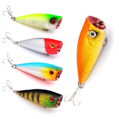 China WeiHe Plastic Fishing Lure Topwater Snap Crankbait Hard Bait Floating Lures 6cm/6.9g Triple Hooks for sale