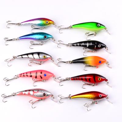 China WeiHe Swim Plastic Fish Fishing Artificial Hard Crank Wobbler Japan Mini Fishing Crankbait Lure 5.7cm Bait 4.5g Topwater Lure for sale