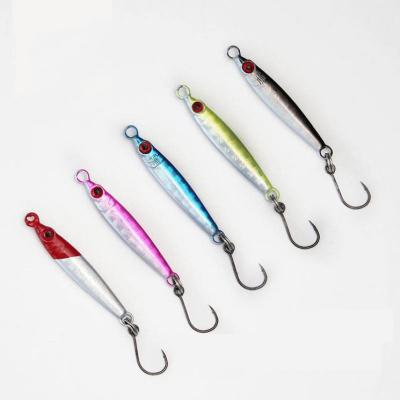 China WeiHe Lead 3g/3.4cm 5g/4cm Mini Lead Fish Metal Hard Fishing Lure Sea Fishing Bait Casting Metal Lures for sale