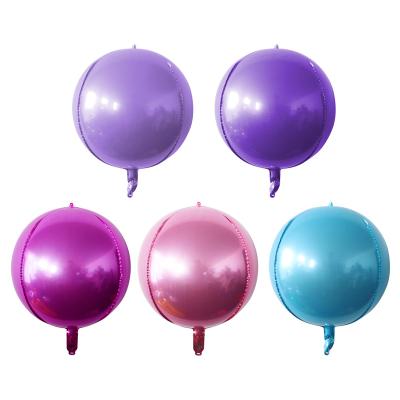 China Wholesale Advertising Toy 18 Inch 4D Foil Balloon Multicolor Optional Helium Birthday Party Wedding Decorative Floating Balloon for sale