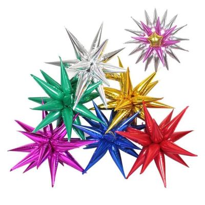 China Promotional Toy Big Size Star Aluminum Foil Balloon Decoration Droplet Balloon Birthday Party Explosion Props Wholesale for sale