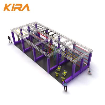 China Amusement 3+ Indoor Playground Indoor Playground Ninja Obstacle Course Equipment Popular Kids Playground Parks Playground for sale