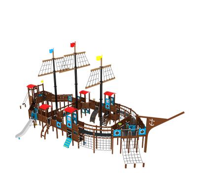 China Reputation 3+ Mini Reasonable Price Solid Functional Pirate Ship Ride Kids Pirate Ship for sale