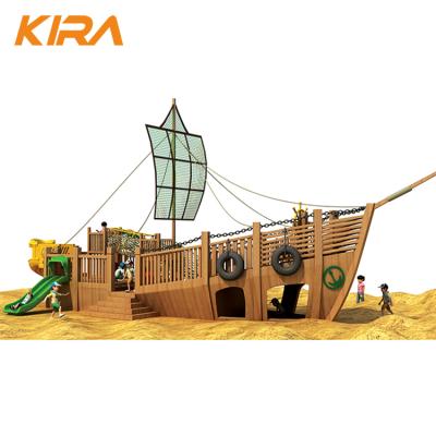 China Factory 3+ Multi OEM Projects Kids Pirate Ship Theme Outdoor Playground Equipment For Children for sale