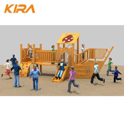 China Cheap Pirate Ship 3+ Themed Amusement Park Kids Outdoor Playground for sale