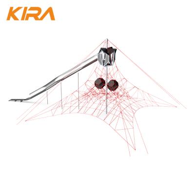 China 3+ Kids Outdoor Playground Climbing Rope Net With Stainless Steel for sale