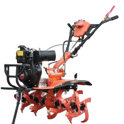 China Factory Excellent Best Rice Field Centrifugal Gear Transmission Walk Behind Power Brush Cutter Weeder Diesel Gasoline Mini Soil Tiller for sale