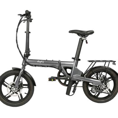 China Standard Sale In Eu Europe Single Duty 12inch City Bike Unisex Electric Bicycle 350w 36v 6ah Folding Free Folding Super Lightweight E-Bike for sale