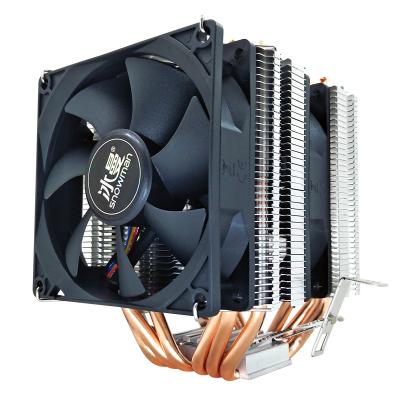 China DC 12V Pwm Snowman 4 Pin Pwm 90Mm PC CPU Gaming Fan PC RGB Temperature Control Speed ​​Cont 90X90X25MM for sale