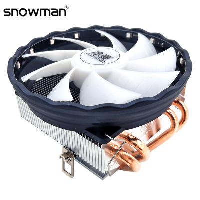 China Intel LGA 1700 1200 1150 1151 1155 SNOWMAN 4 1200 1150 1151 1155 775 AMD AM4 Heat Pipes CPU Cooler 120mm PWM 4 Pin PC Heatsinks Quiet Intel LGA 1700 for sale