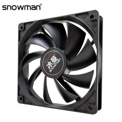 China Cooler PC Fan 3Pin 12V 12CM Quiet Silent Computer Case SNOWMAN 120mm Computer Case Fan Cooler DC Chassis Radiator 1000RPM for sale