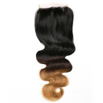 China Double Body Wave Machine Weft, Double Weft 1B 4 Inch Reinforced Build 10-22 27 Ombre Auburn Color 27 Honey Blonde Dark Brown Black for sale