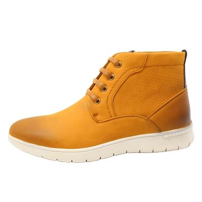 China Fashion trend winter leisure classic casual shoes outdoor PU ankle spring, autumn, winter boots for man for sale