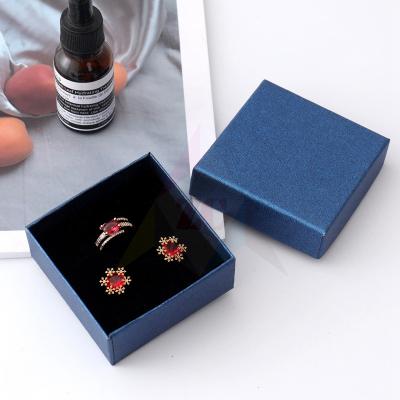 China Eco - Friendly Custom Boxes Velvet Jewelry Gift Boxes Packaging With Logo for sale