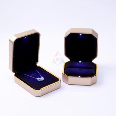 China Eco - Friendly Custom Small Jewelry Box Led Jewelry Packing Boxes for sale