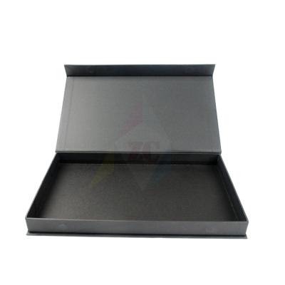 China Factory Wholesale Luxury Black Logo Rigid Packaging Handmade Custom Paper Cardboard Magnetic Closure Gift Box for sale