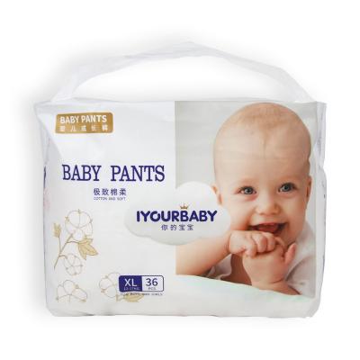 China High quality disposable baby diapers printed soft cotton pull up pants baby diapers factory direct sales for sale