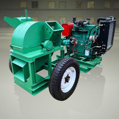 China Factory wood sawdust crusher machine wood branch crusher diesel engine wood crusher for sale