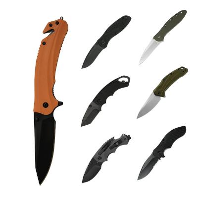 China Carry Wholesale Kershaw Survival Pocket Knife 8Cr13 Blade Outdoor Nylon Fiber Handle Easy Carry Camping Tactical Folding Hunting Knives for sale