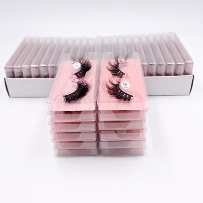 China Mink Lashes Handmade Luxury Mink Eyelashes 10mm-20mm Natural Fluffy Strands For Wholesale for sale