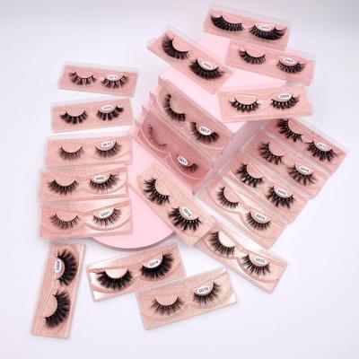 China Fluffy Lashes Real Mink Eyelashes Hot With Cruelty Free Packing 10mm-20mm Lashes Seller for sale