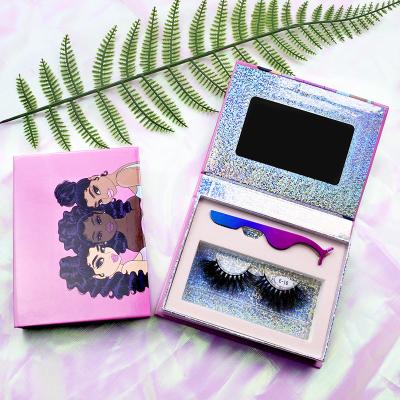 China 2021 New Arrival 10-20mm Fluffy Hair Lashes With Customized Boxes Eye Wholesale Lashes for sale