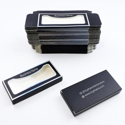 China Wholesale Packaging Lash Case Mink Eyelash Paper Box Logo Custom Packaging Lash Wick Box for sale