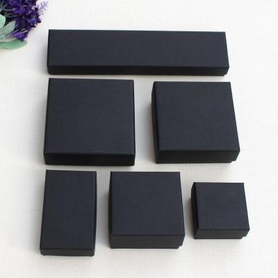 China High Quality Custom Black Paper Jewelry Wholesale High Quality Earrings Packaging Boxes for sale