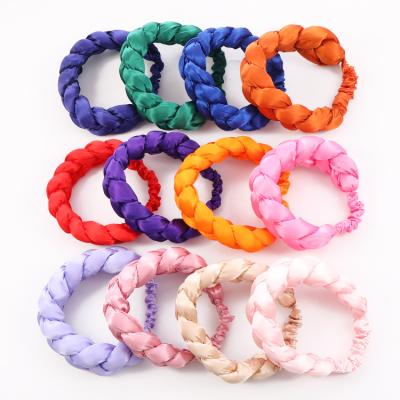 China [Promotion] Vintage Designs Newest Big Braid Woven Sponge Headband For Women for sale