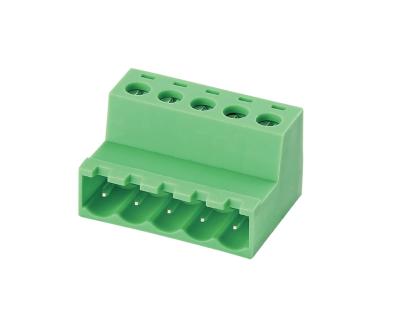 China Wire To Wire Terminal Block Male And Female Pluggable Connector 300V 15A XY2500FR for sale