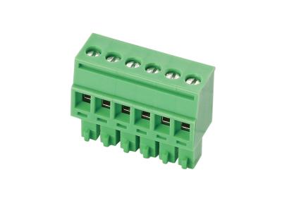 China XINYA 3.5mm Terminal Block Connector Pluggable Green 3.81mm Socket Files Screw Terminal Blocks XY2500FF-2P for sale