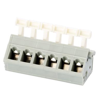 China Phoenix 5.08mm XY115A screwless connectors PCB terminal block brass cage 5.0mm XINLAIYA manufacturer for sale