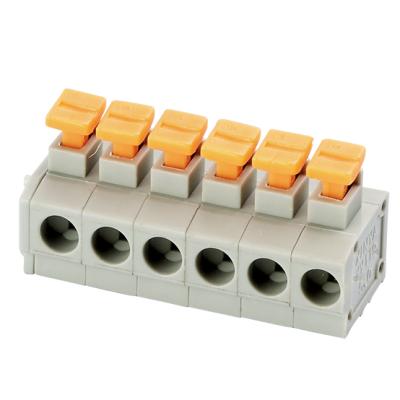 China XY119A Mini Plastic Small Terminal Block 5.0Mm XY119B-5.08 Hot Selling 2P-24P Push In for sale