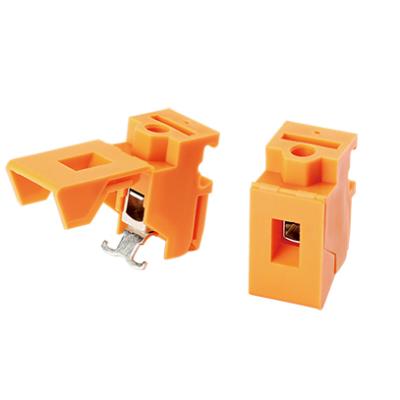 China XY261 1 Pole Water Proof Electrical Transformer Orange Color Terminal Block 600V 30A XY261 for sale